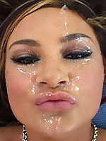 Amy Reid gets facialized after rough pov pounding